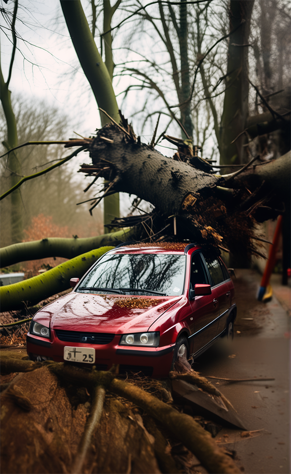Экспертиза по оценке ущерба автомобилю от падения дерева, схода снега, затопления в Омске